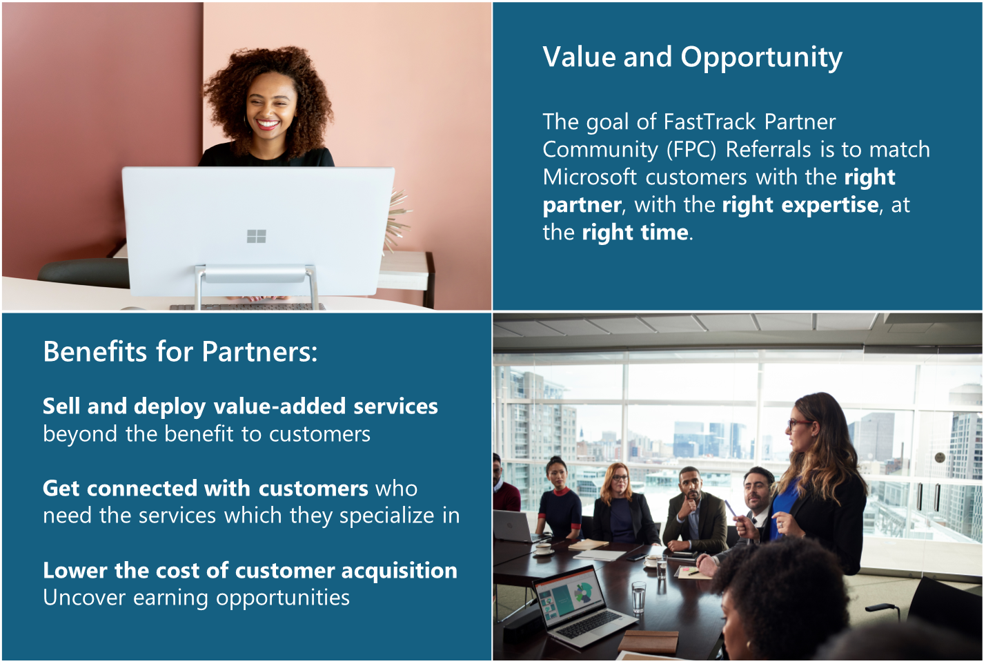 Value and Opportunity and Benefits for Partners