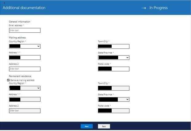 Additional documentation window